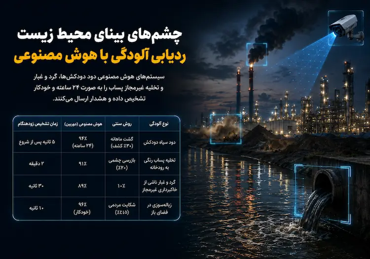 چشم‌های بینای محیط زیست – ردیابی آلودگی با هوش مصنوعی